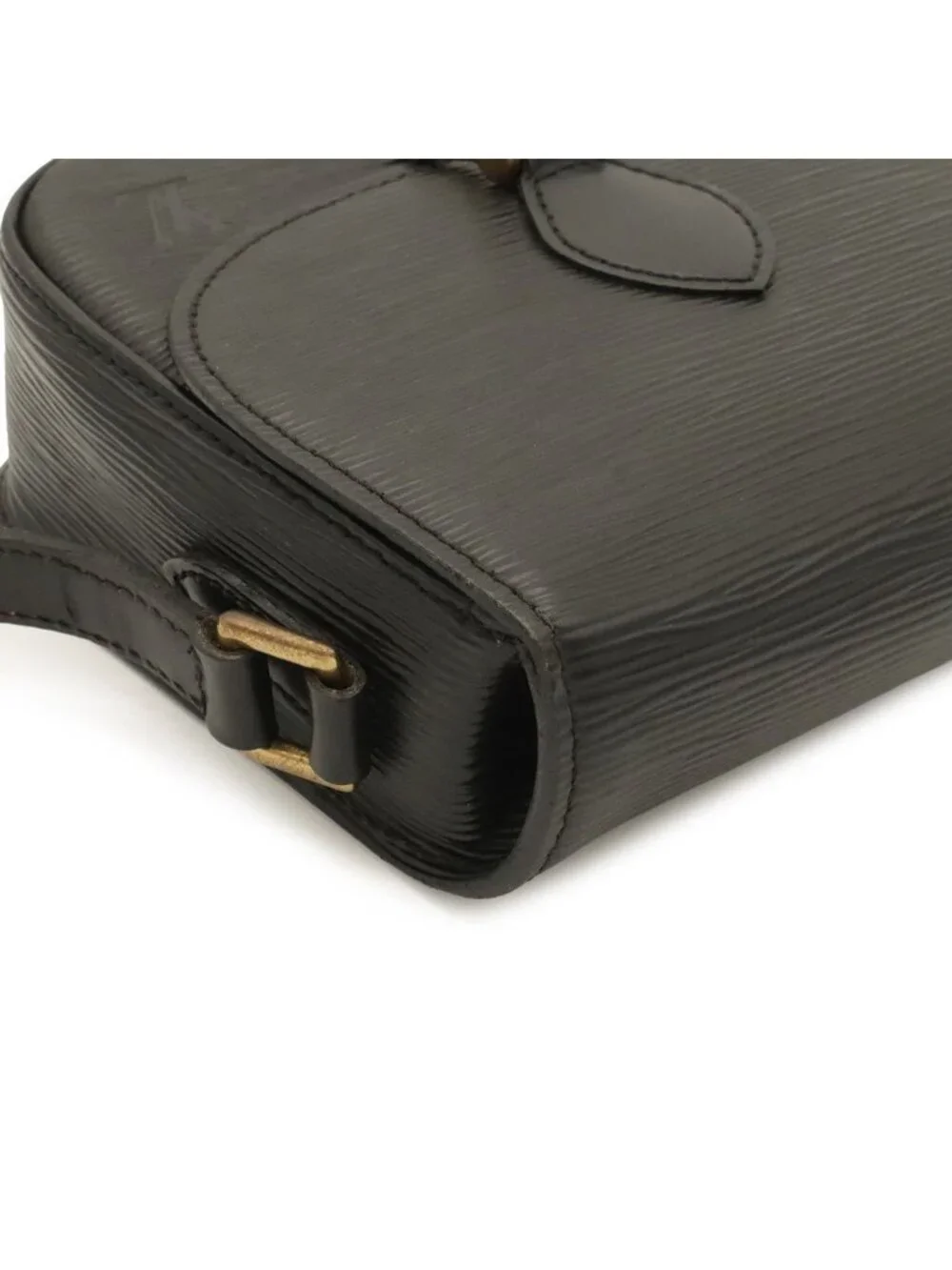Louis Vuitton Epi Mini Saint-cloud Shoulder Bag Pochette Crossbody Leather Noir